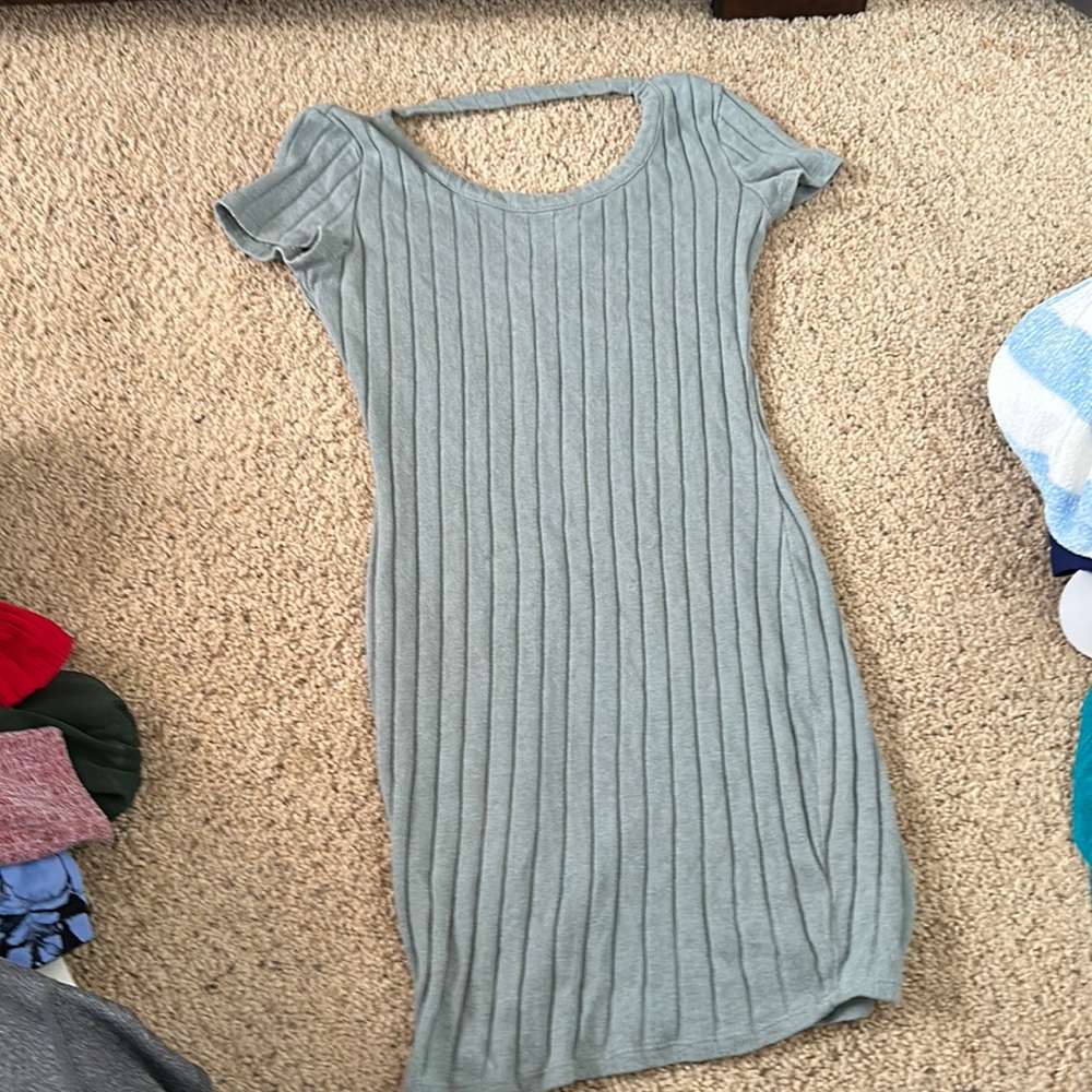 Bodycon Dress. Super comfy, and cute. Got lots of compliments. Fits so nicely